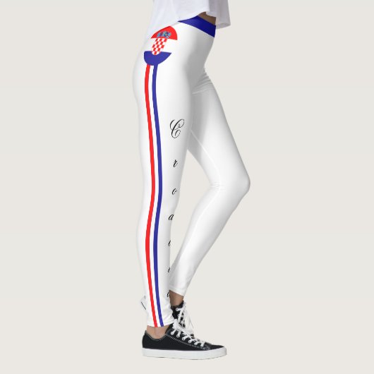 Kroatien & Kroatische Fahnen-Leggings /sport Leggings (Rechts)