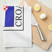 Kroatien Küchentuch (Viertel Falte)