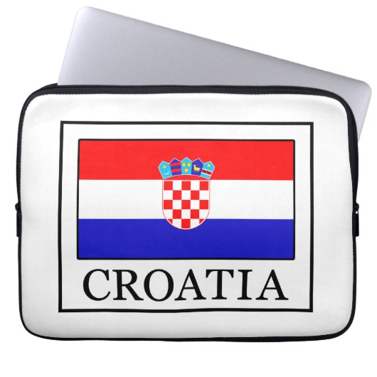 Kroatien Laptopschutzhülle (Vorderseite)