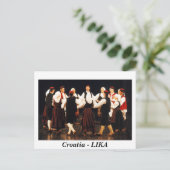 Kroatien - LIKA Postkarte (Stehend Vorderseite)