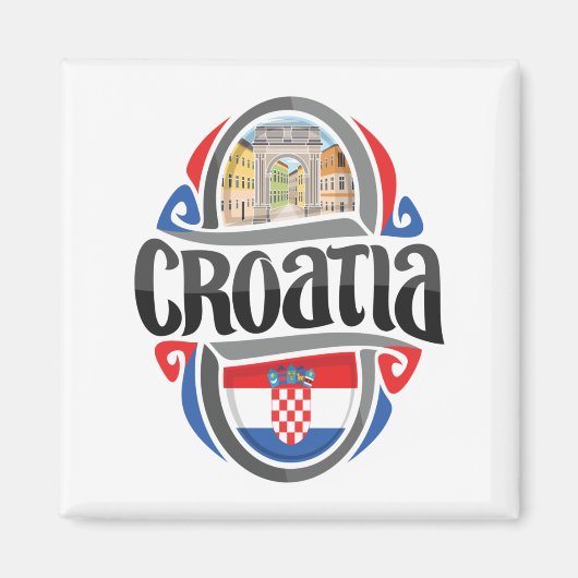 Kroatien Magnet (Vorne)