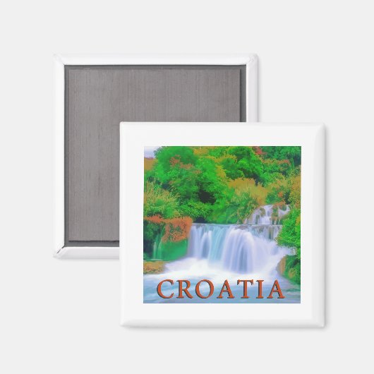 Kroatien Magnet (Vorderseite/Rückseite)