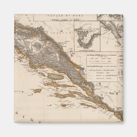 Kroatien Magnet (Vorne)