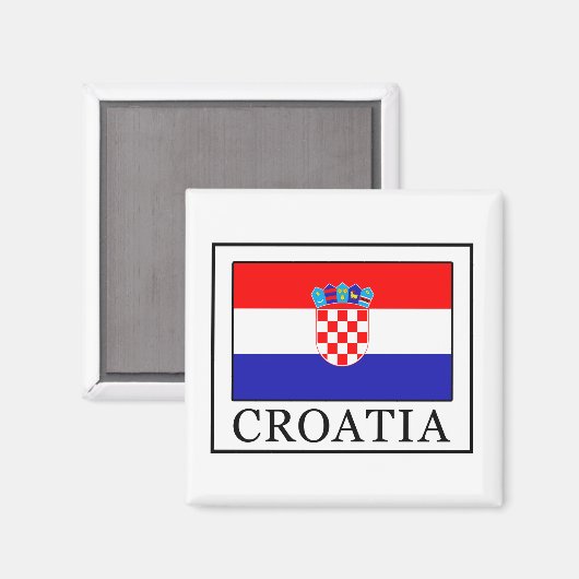 Kroatien Magnet (Vorderseite/Rückseite)