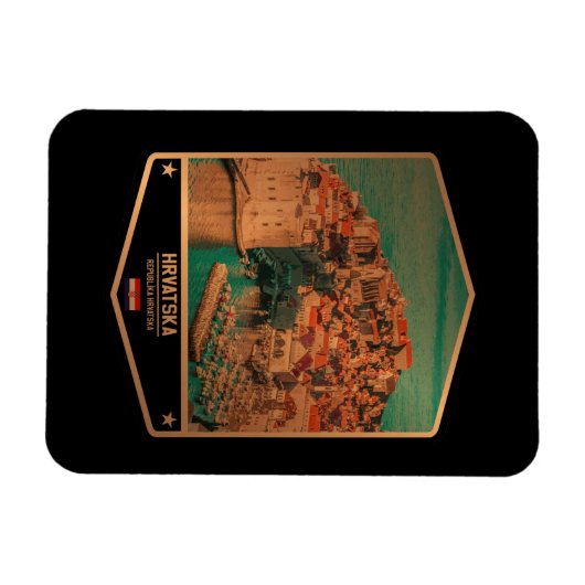 Kroatien Magnet (Horizontal)