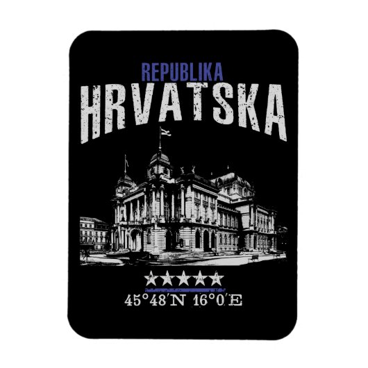 Kroatien Magnet (Vertikal)