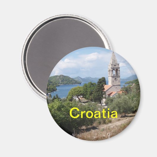 Kroatien-Magnet Magnet (Vorderseite/Rückseite)