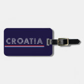 Kroatien - mit Liebe Gepäckanhänger (Vorderseite horizontal)