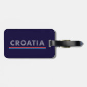 Kroatien - mit Liebe Gepäckanhänger (Rückseite horizontal)