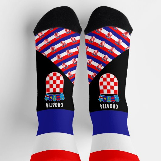 Kroatien, Mode, kroatische Flagge, patriotisch Socken (Oben)