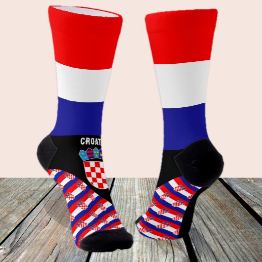 Kroatien, Mode, kroatische Flagge, patriotisch Socken
