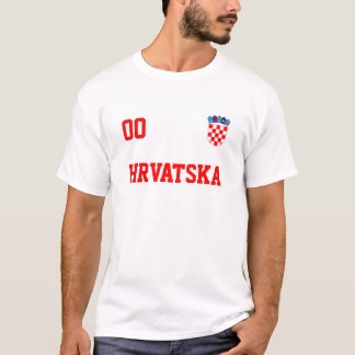 Kroatien Name&Number Soccer Football Jersey T-Shirt