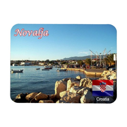 Kroatien - Novalja - Magnet (Horizontal)