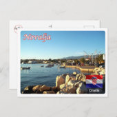 Kroatien - Novalja - Postkarte (Vorne/Hinten)