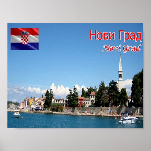 Kroatien - Novi Grad - Poster (Vorne)