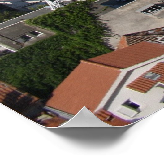 Kroatien - Omis Poster (Ecke)