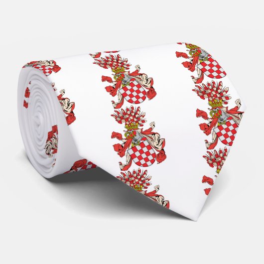 Kroatien, Österreich Krawatte (Gerollt)