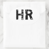 Kroatien Ovaler Aufkleber (Tasche)