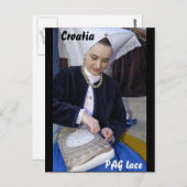 Kroatien, PAG Postkarte (Vorne/Hinten)