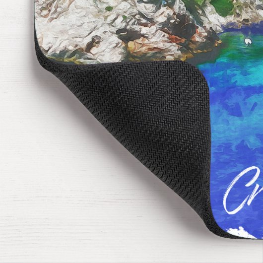 Kroatien Panoramaaussicht Mousepad (Ecke)