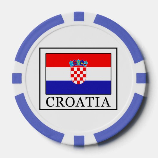 Kroatien Pokerchips (Vorderseite)