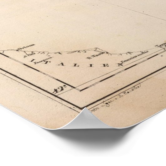 Kroatien Poster (Ecke)