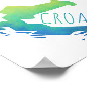 Kroatien Poster (Ecke)