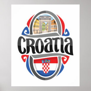 Kroatien Poster