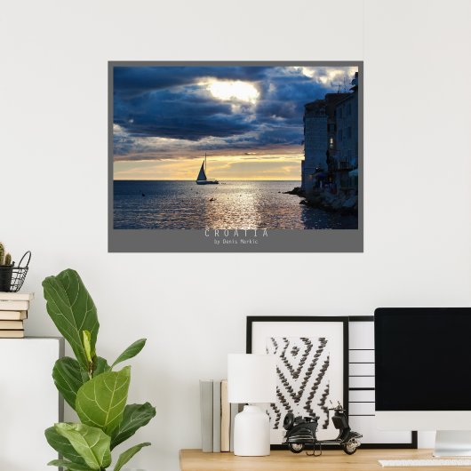 Kroatien Poster (Heimbüro)