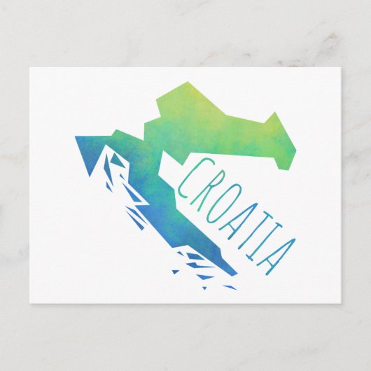 Kroatien Postkarte (Vorderseite)