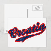 Kroatien Postkarte (Vorne/Hinten)