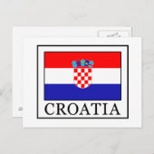 Kroatien Postkarte (Vorne/Hinten)