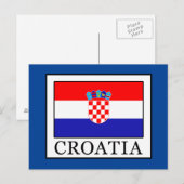 Kroatien Postkarte (Vorne/Hinten)
