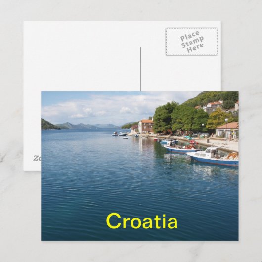 Kroatien Postkarte (Vorne/Hinten)