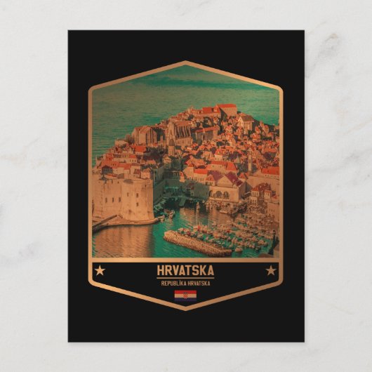 Kroatien Postkarte (Vorderseite)