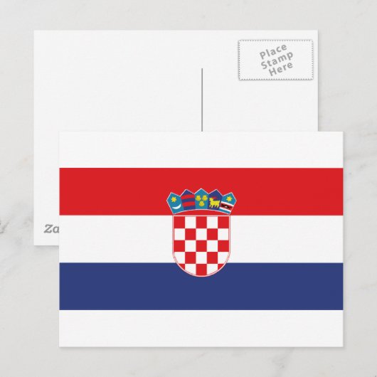Kroatien Postkarte (Vorne/Hinten)