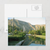 Kroatien: Postkarte für die Landschaft Dubrovniks (Vorne/Hinten)