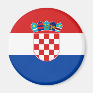 Kroatien-Qualitäts-Flagge Magnet