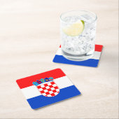 Kroatien Rechteckiger Pappuntersetzer (Vor Ort)
