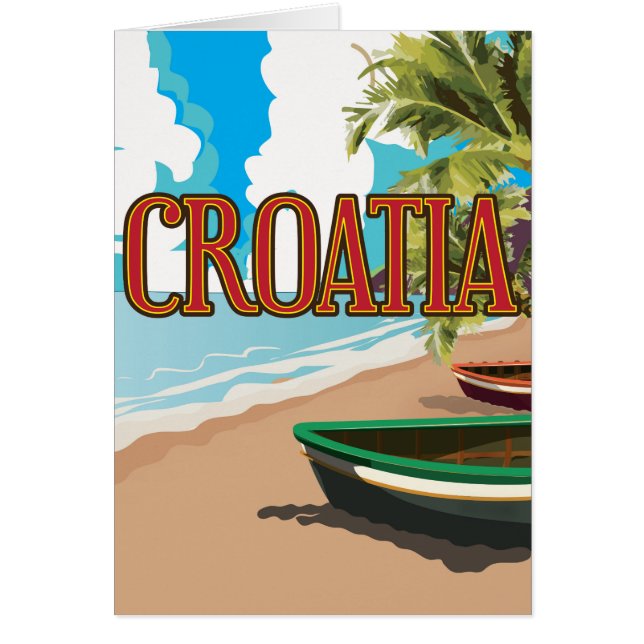 KROATIEN Reiseplakat (Vorne)