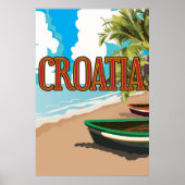 KROATIEN Reiseplakat Poster (Vorne)