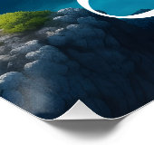 Kroatien Reiseplakat Poster (Ecke)