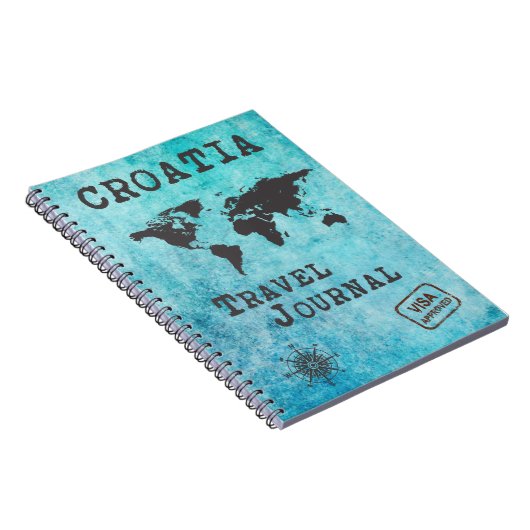 Kroatien Reisezeitschrift Reiseplaner Notizblock (Rechte Seite)