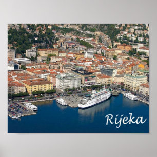 Kroatien - Rijeka - Poster