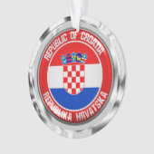 Kroatien Runde Emblem Ornament (Vorderseite)
