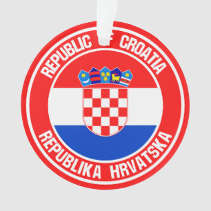 Kroatien Runde Emblem Ornament