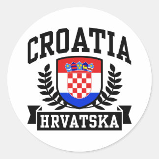 Kroatien Runder Aufkleber