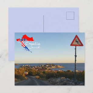 Kroatien   Sevid   Adria   Hrvatska Postkarte