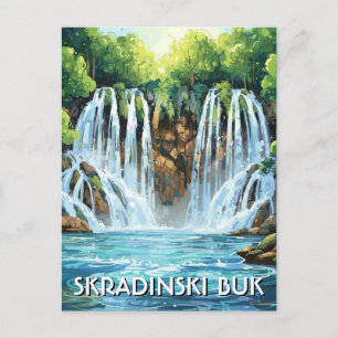 Kroatien Skradinski Buk Postkarte