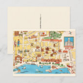 Kroatien Split Bunte Postkarte (Vorne/Hinten)